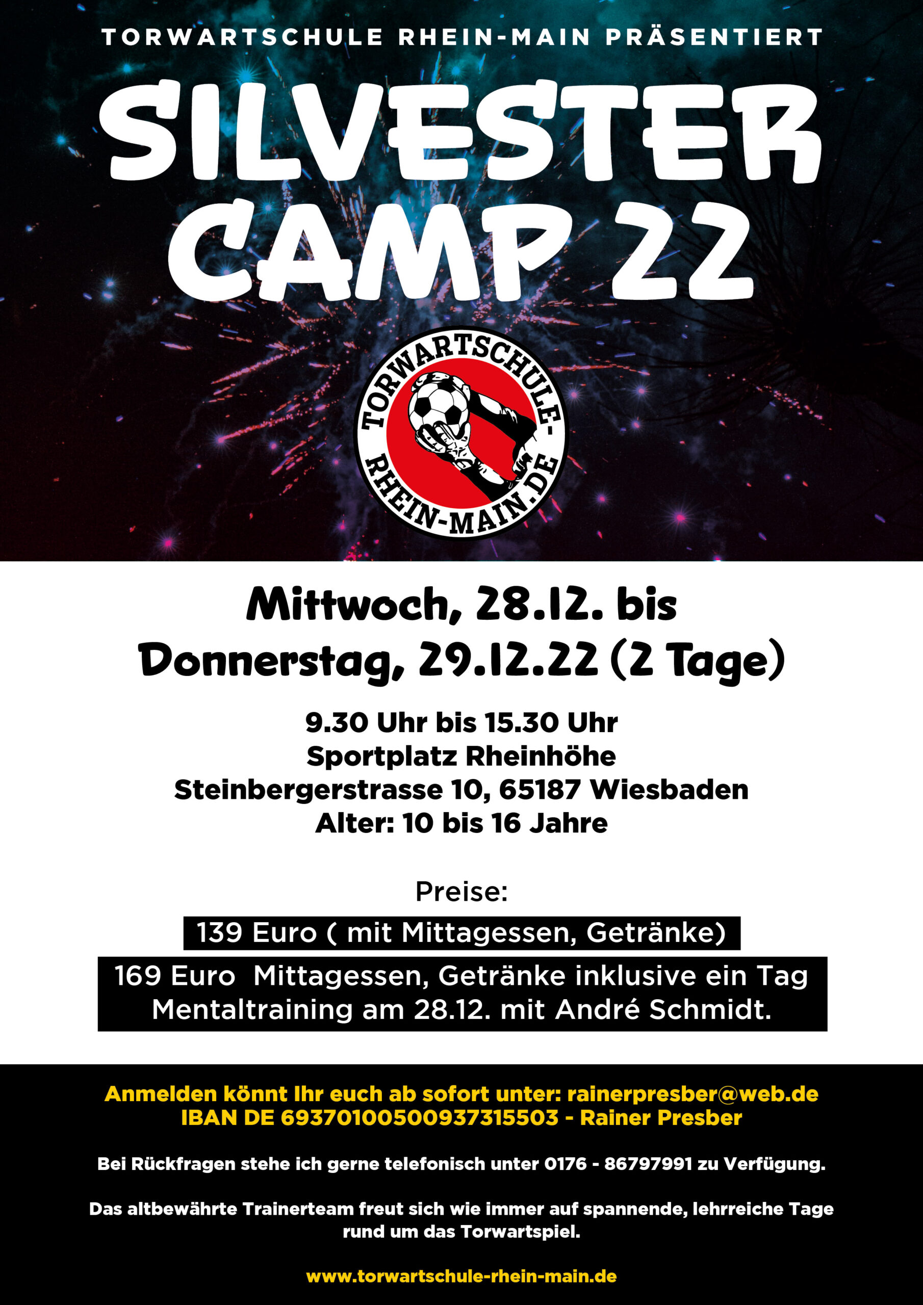 Presber Torwartcamp Neujahr 2022